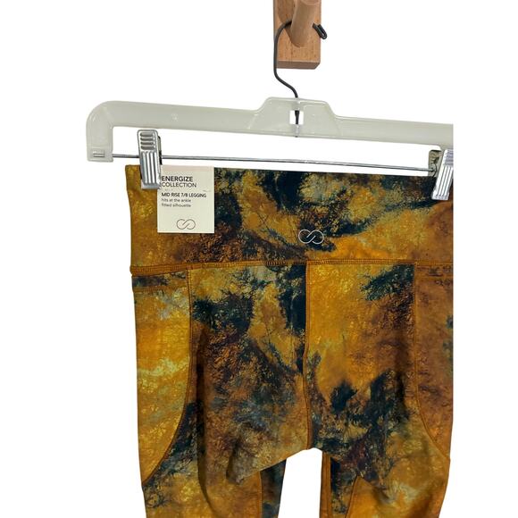 CALIA Women's Energize 7/8 Leggings NWT XS Topaz Watercolor Gorpcore Utility - Picture 8 of 8